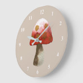 赤茸の足踏み魔法 ラージ壁時計 (傾斜)