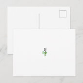 赤華美い中央に黒い離れ花。 ポストカード (正面/裏面)