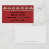 赤華美デコスタイルのファン 名刺 (正面/裏面)