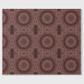 赤華美ボヘミアンマンダララッピング紙 ラッピングペーパー (フラット)