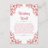 赤華美結婚の願い エンクロージャーカード (正面)