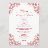 赤華美結婚フローラ メニュー (正面)