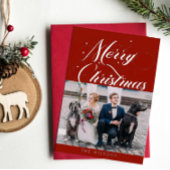 赤華美銀メリークリスマスフォイルホリデーカード 箔シーズンカード