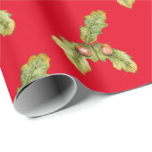 赤葉のオーク材 ラッピングペーパー (ロールコーナー)