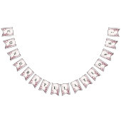 赤葉モダン旗 バンティングフラッグ (全)