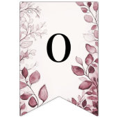 赤葉モダン旗 バンティングフラッグ (第2の旗)