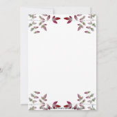 赤葉分岐写真60周年記念招待状 招待状 (裏面)