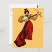 赤葉書入り ポストカード (正面/裏面)