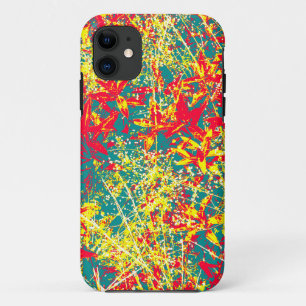 赤葉緑と白 iPhone 11 ケース