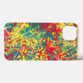 赤葉緑黄と白 Case-Mate iPhoneケース (裏面 (横))