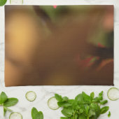 赤葉自然写真 キッチンタオル (折り畳み)