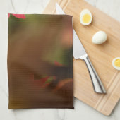 赤葉自然写真 キッチンタオル (四つ折り)