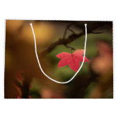 赤葉自然写真 ラージペーパーバッグ (裏面)