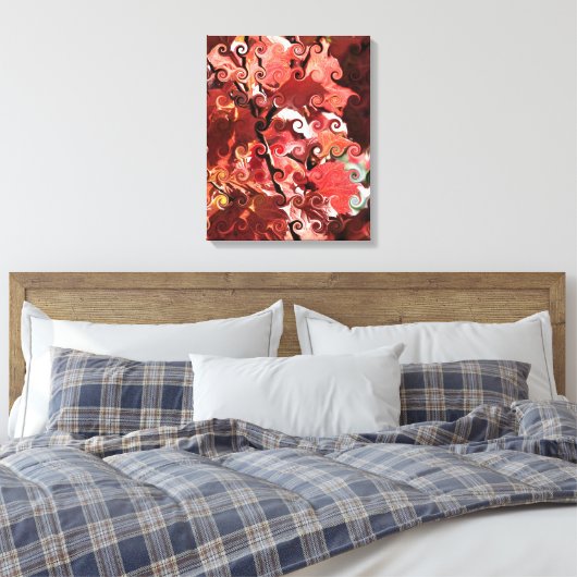 赤葉 キャンバスプリント (インサイチュ (寝室))