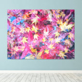 赤葉 キャンバスプリント (インサイチュ (ウッドフロア))