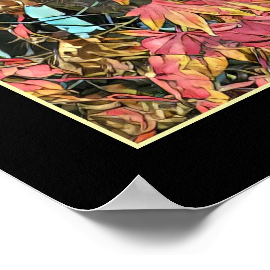 赤葉 ポスター (角)