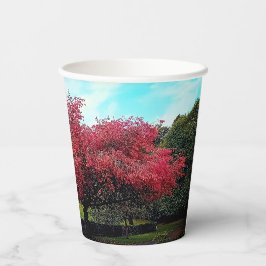 赤葉 紙コップ (裏面)