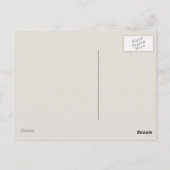 赤蓮の花はがき ポストカード (裏面)