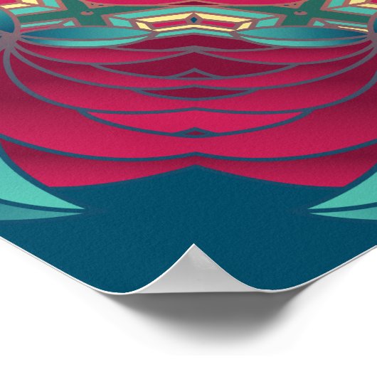 赤蓮曼荼羅 ポスター (角)