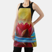 赤蓮花山水禅 エプロン (インサイチュ)