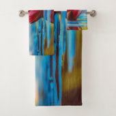 赤蓮花山水禅 バスタオルセット (インサイチュ)