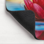 赤蓮花山水禅 マウスパッド (コーナー)