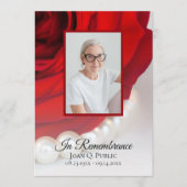 赤薔薇・真珠葬祭法要 プログラム (正面)