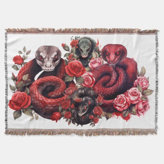 赤蛇 スローブランケット (正面)