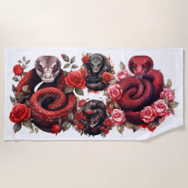 赤蛇 ビーチタオル