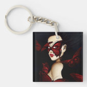 赤蝶の仮面舞踏会 キーホルダー (正面)