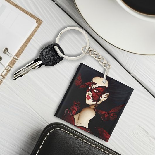 赤蝶の仮面舞踏会 キーホルダー