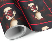 赤蝶の仮面舞踏会 ラッピングペーパー (ロールコーナー)