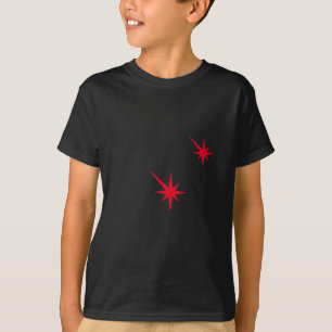 赤血のスターバストおもしろいハロウィーンの衣装を着た子供 Tシャツ