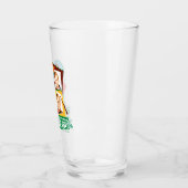 赤血の両腰のアメリカのクリスマス タンブラーグラス (左)