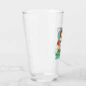 赤血の両腰のアメリカのクリスマス タンブラーグラス (右)