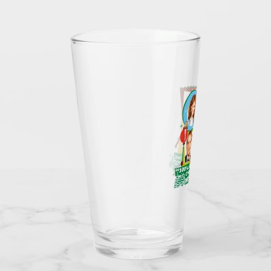 赤血の両腰のアメリカのクリスマス タンブラーグラス (右)