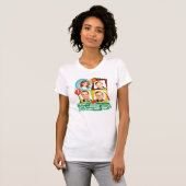 赤血の、握手の、全米のクリスマス Tシャツ (正面フル)
