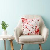 赤血インクの(ばちゃばちゃ)跳ねる染み クッション (椅子)