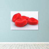 赤血球の概念像 キャンバスプリント (インサイチュ (ウッドフロア))