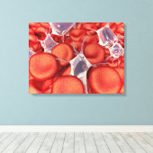 赤血球の概念図2 キャンバスプリント (インサイチュ (ウッドフロア))