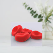 赤血球の概念的なイメージ ポストカード (スタンド正面)