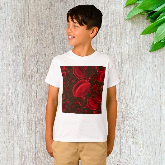 赤血球の顕微鏡写真 Tシャツ