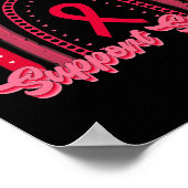 赤血球虹色がん認識度w ポスター (角)