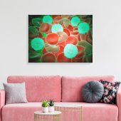 赤血球赤血球貧血 キャンバスプリント (インサイチュ (リビング))