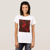 赤血球 顕微鏡画像 Tシャツ (正面フル)