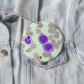 赤血球wbcsスライド顕微鏡血液検査 缶バッジ (インサイチュ)