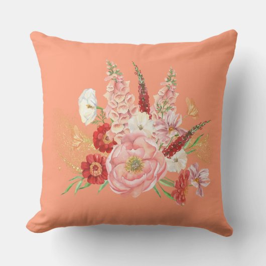 赤装飾用クッション クッション (正面)