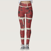 赤褐色のレンガ | Zazzle_Growstore レギンス (正面)