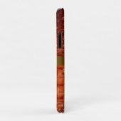 赤褐色の爬虫類デジタルレザー金ゴールド金属 Case-Mate iPhoneケース (裏面/右)