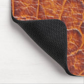 赤褐色アリゲータースキンプリントマウスパッド マウスパッド (コーナー)